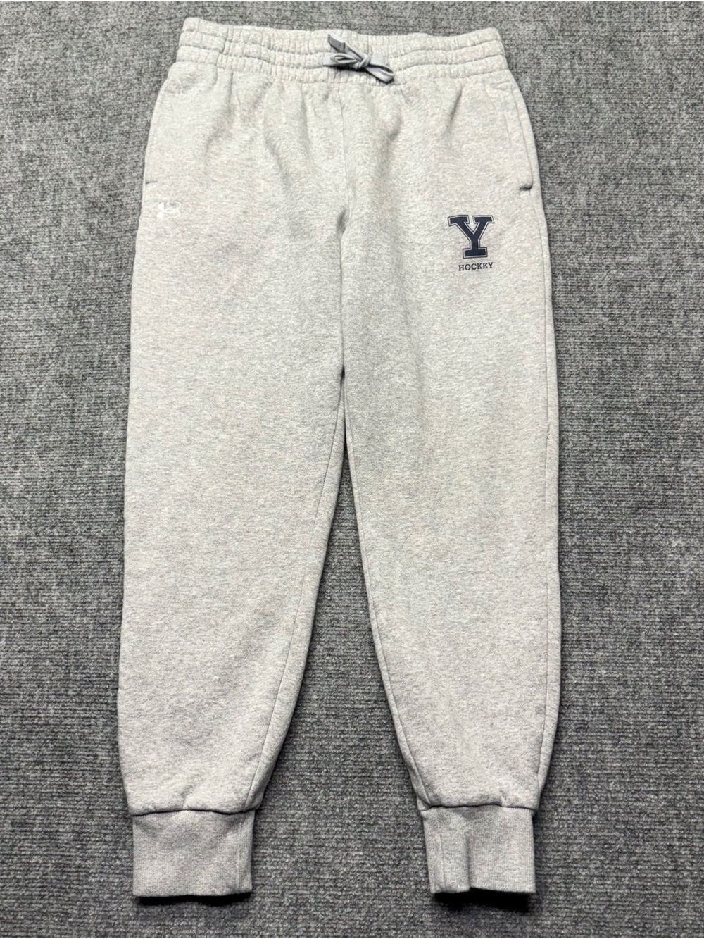 Under Armour Yale Hockey Sweatpants Womens M Gray Rival Fleece Joggers
